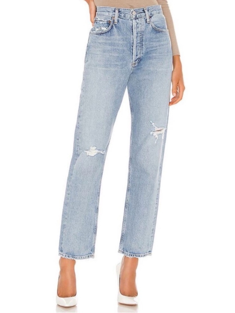 Agolde 90’s Mid Rise Loose Fit in Captured